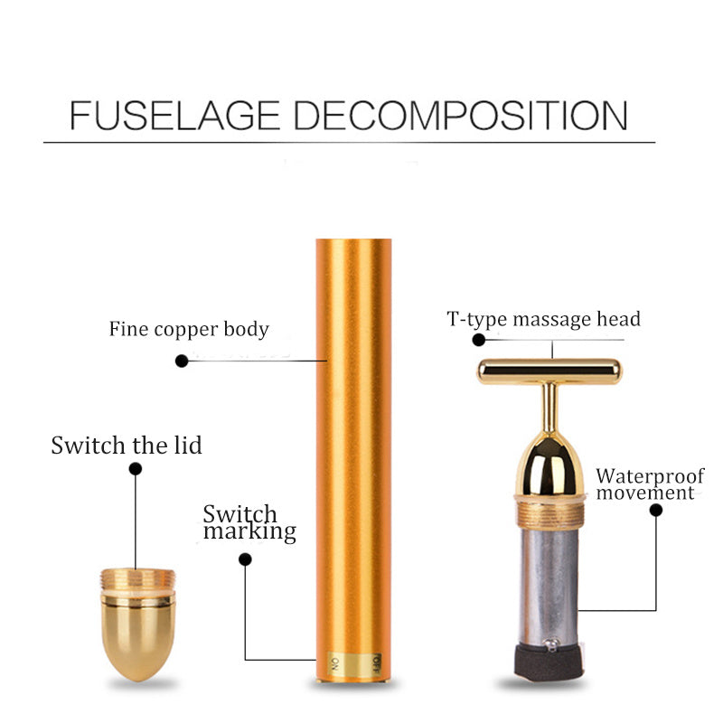 24K Gold Vibrating Facial Massager - BeautiFi