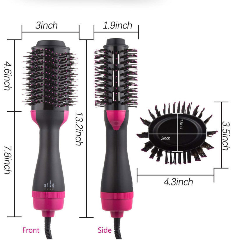 3-in-1 Hair Dryer, Straightener & Hair Curler Brush - BeautiFi