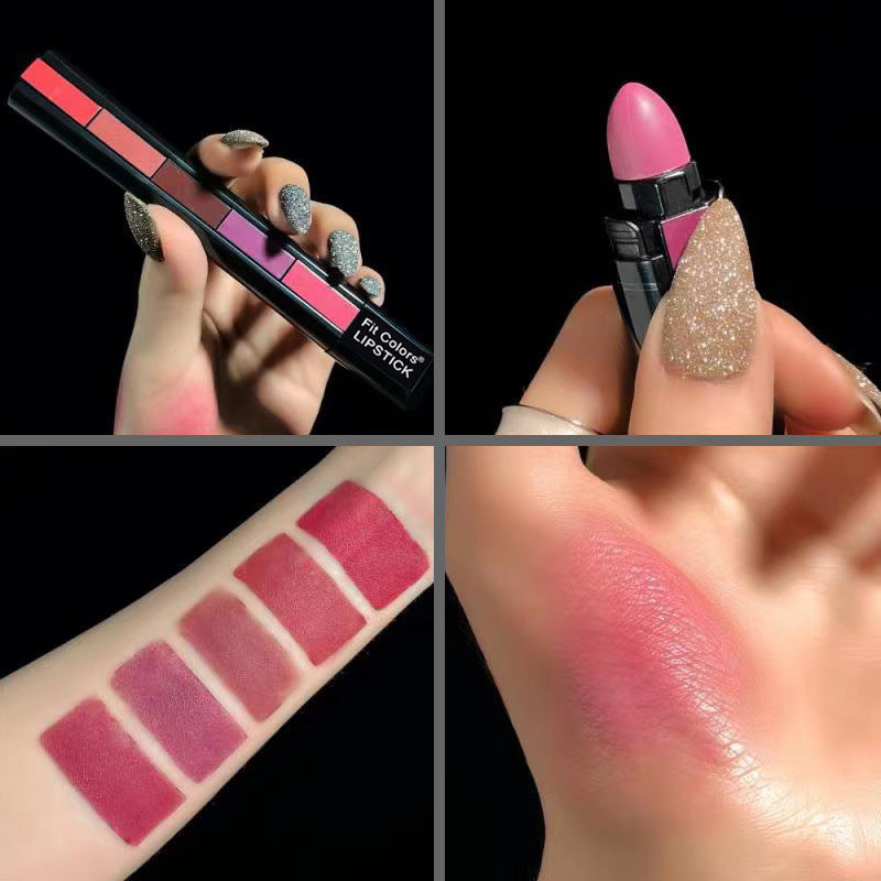 5 in 1 Velvet Matte Lipstick - BeautiFi