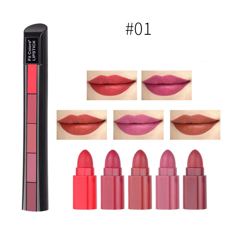5 in 1 Velvet Matte Lipstick - BeautiFi