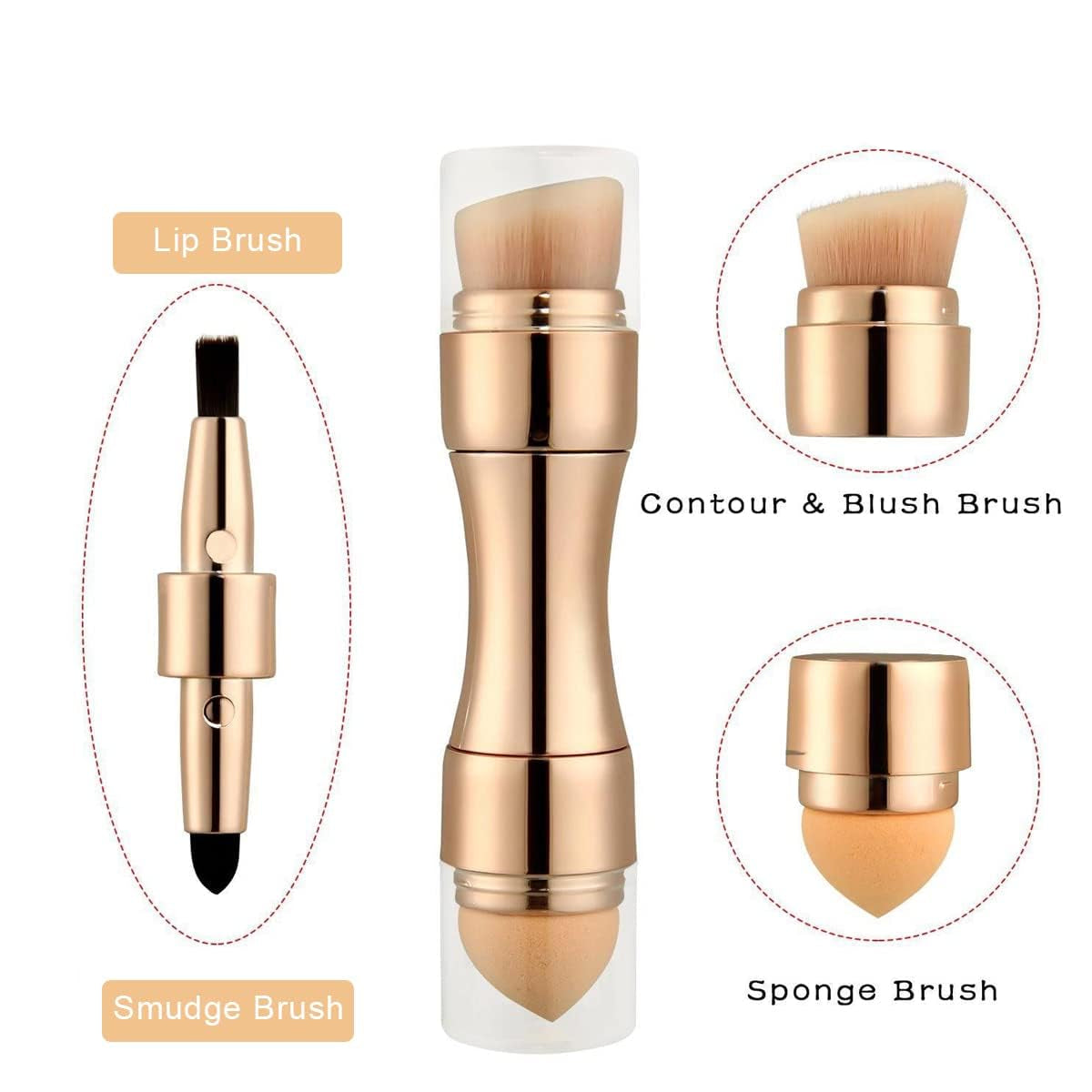 4 In 1 Makeup Brush - BeautiFi