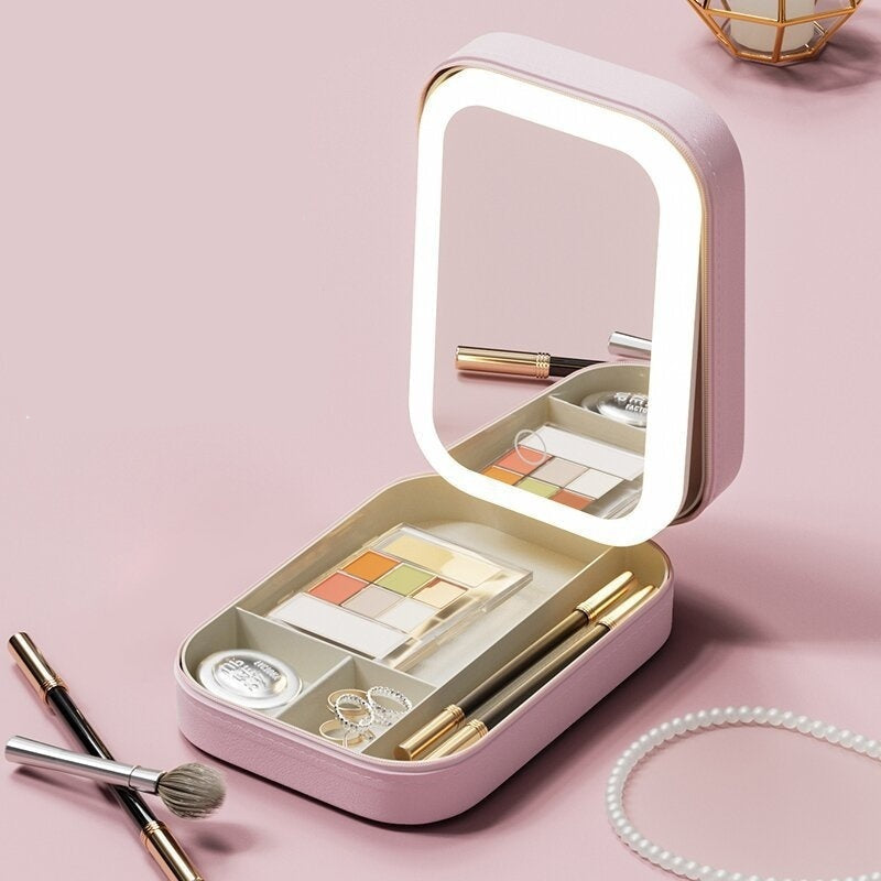 Makeup Storage Box With LED - BeautiFi
