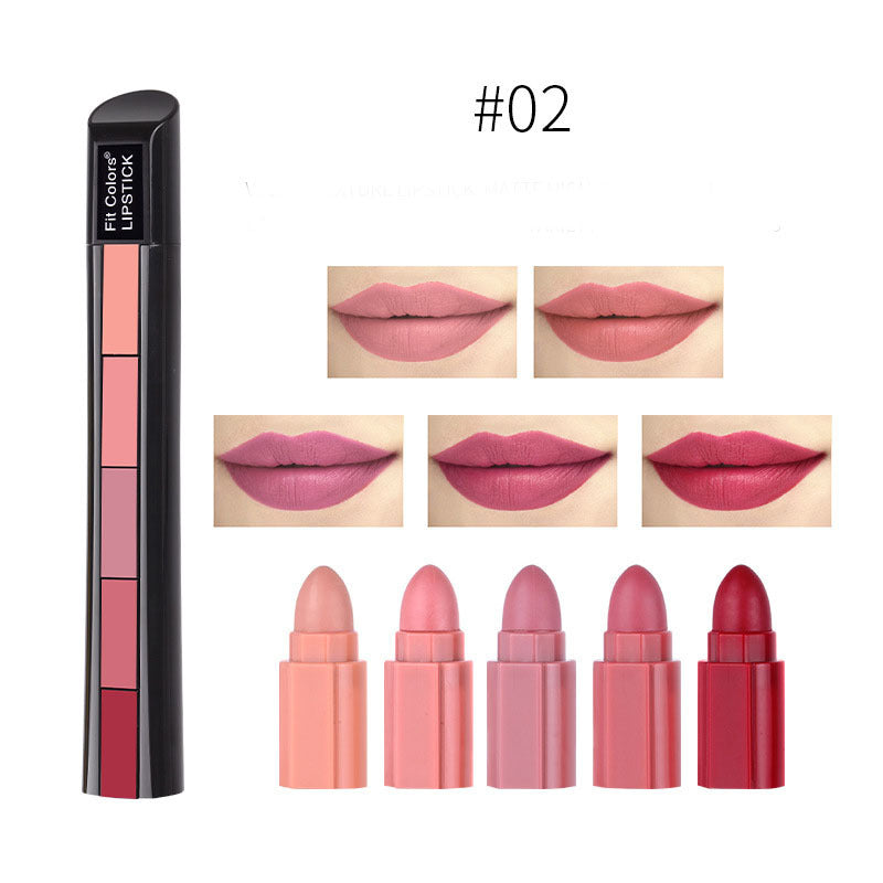 5 in 1 Velvet Matte Lipstick - BeautiFi