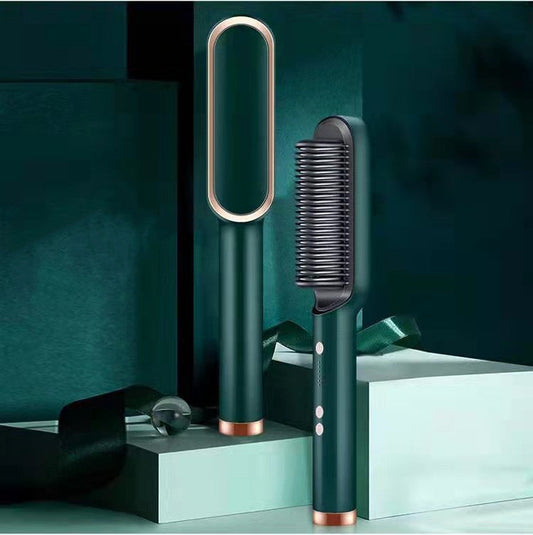 2-in-1 Negative Ion Hair Straightener Comb - BeautiFi
