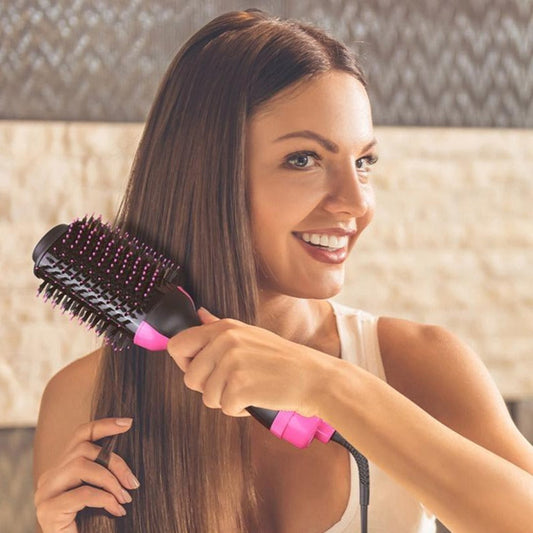 3-in-1 Hair Dryer, Straightener & Hair Curler Brush - BeautiFi